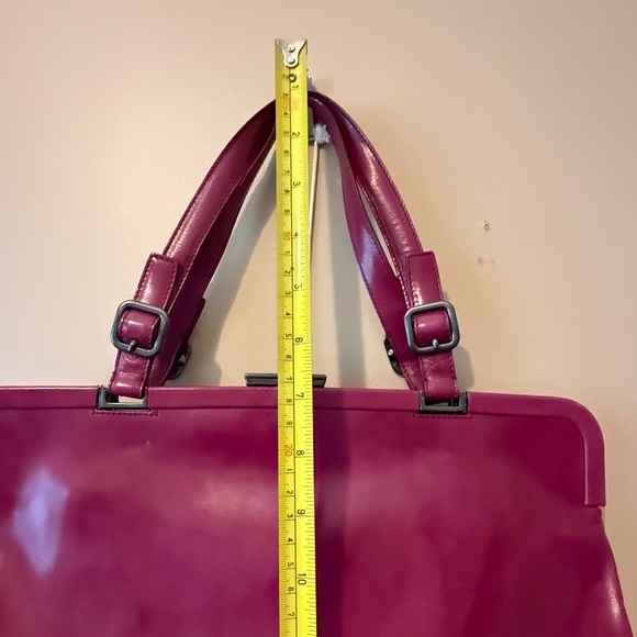 Prada Magenta Double Frame Tote Bag - Picture 11 of 13